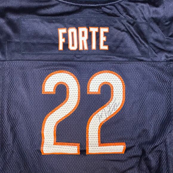 #22 Matt Forte Signed Autographed NFL Chicago Bears Jersey Onfield Reebok Sz XL - Picture 4 of 9